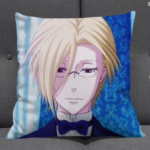 动漫抱枕方形忧国的莫里亚蒂人物帅哥头像靠枕定制日漫周边现货