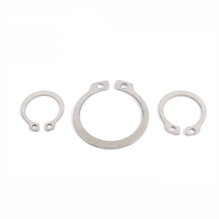 新品304不锈钢轴用挡圈外卡开口C型卡簧卡环M3M4M5M6M78M200GB894