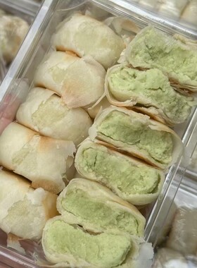 冰淇淋绿豆饼黑豆饼传统老式点心