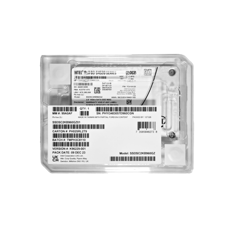 SOLIDIGM&英特尔S4520 2.5英寸480G企业级数据中心固态硬盘SATA3