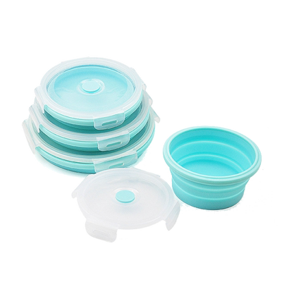 户外硅胶饭盒便携野泡面碗折叠碗