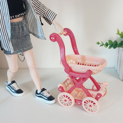 P20小布娃娃6分bjd购物车小推车