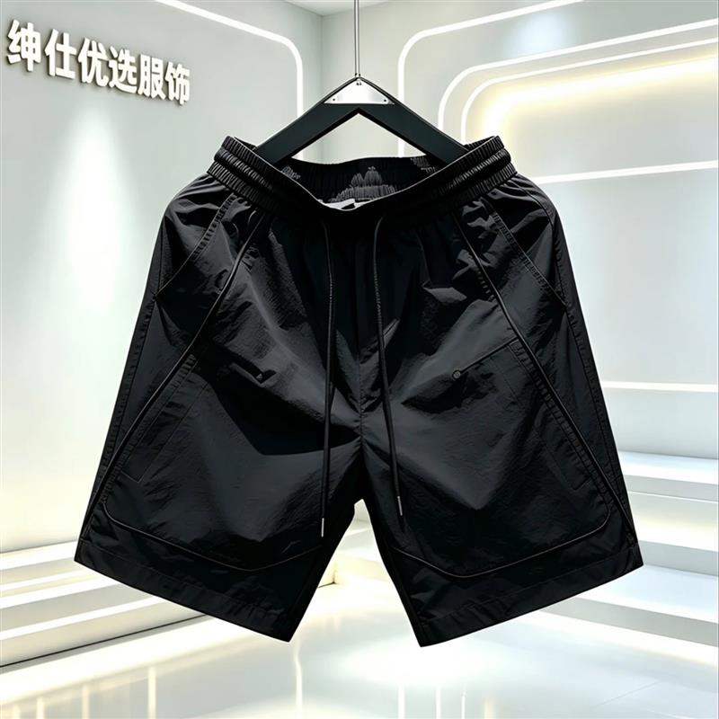 名佳怡甄选男裤绅仕优选服饰夏季新款速干短裤男士宽松透气五分裤