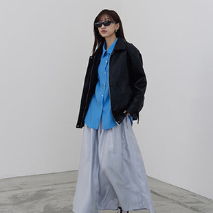 秋冬显瘦重工百搭外套 拉链设计感简约ins风法式 HAVEC 甜酷个性