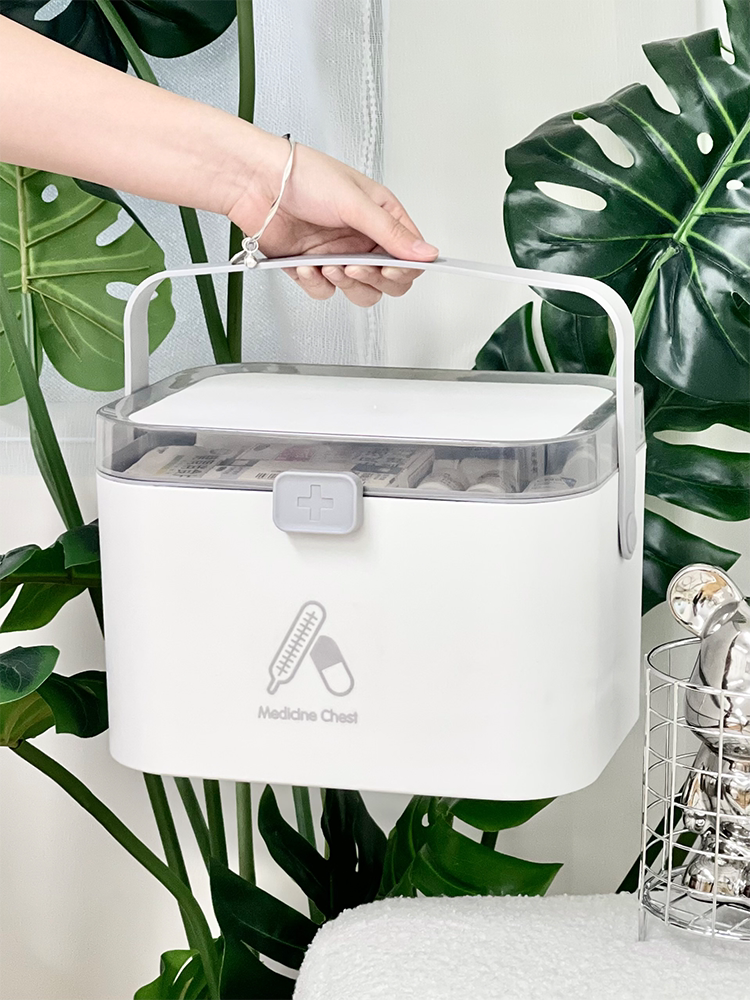 가정용 약 상자 약 상자 애완 동물 용품 보관 상자 고양이와 개 공급 상자 보관 상자 수리 도구 보관 간단한 스타일