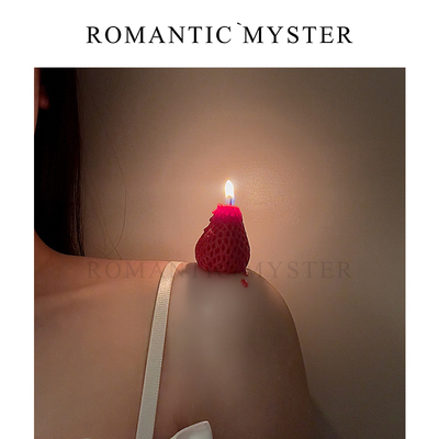 低温蜡烛可爱草莓ins风