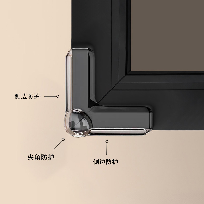 气囊升级透明软硅胶防撞护角