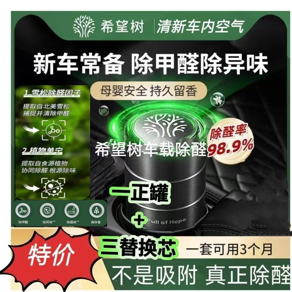 希望树车载除醛礼盒装