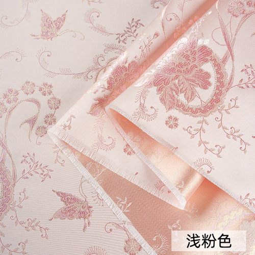 织锦缎提花面料外套马甲中式丝滑