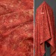 旗袍汉服连衣裙上衣龟裂纹肌理布料 新中式 香云纱花萝面料 橙红色