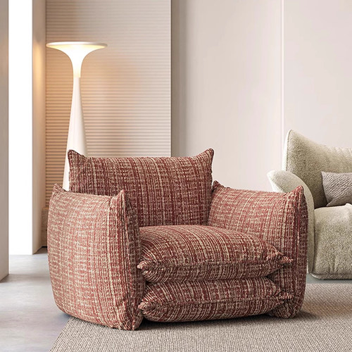 瑟利亚休闲椅子北欧轻奢现代简约阳台休闲椅懒人沙发椅单人沙发椅