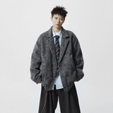 现货1014-FY016-P128-短款呢子外套男新款美式毛呢外套男，男装毛呢大衣，星座1014
