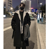 现货1014-FY631-P138~2025新款假两件可拆卸连帽毛呢夹棉大衣，男装卫衣，星座1014