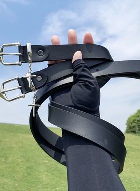 1014-PD69-个性十字架皮带男ins风韩国简约百搭牛仔裤腰带-P11