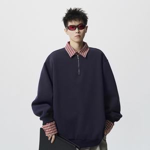 现货-1014-WY3708-特P58-美拉德Polo衫卫衣男图片