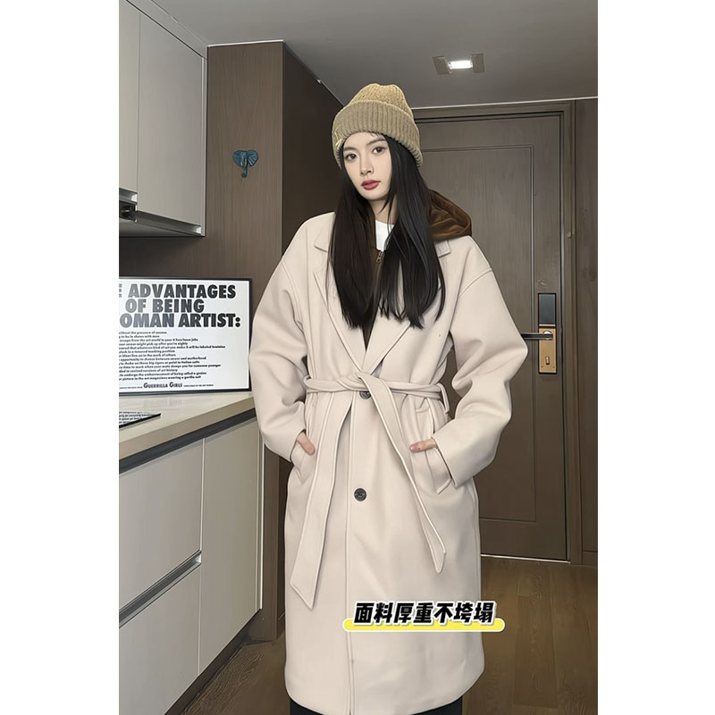 现货1014-FY631-P138中性风2025新款假两件可拆卸连帽毛呢大衣,男装毛呢大衣,星座1014
