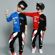 Tide thương hiệu quần áo trẻ em phù hợp với cậu bé thủy triều phiên bản Hàn Quốc của cậu bé đẹp trai hip-hop lỏng lẻo trang phục khiêu vũ đường phố jazz - Trang phục