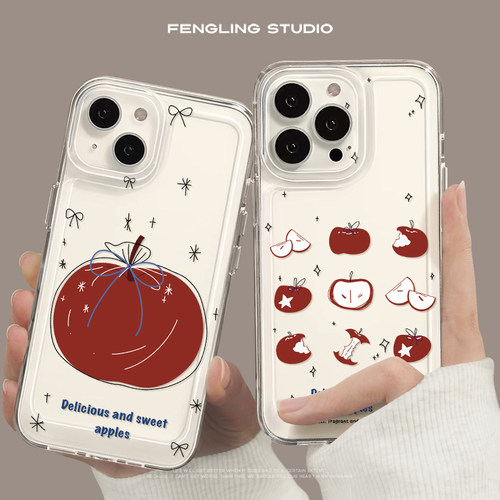 可口苹果iPhone17promax苹果16小米15新款华为nova14适用mate80女生vivos50透明opporeno13红米k90一加手机壳