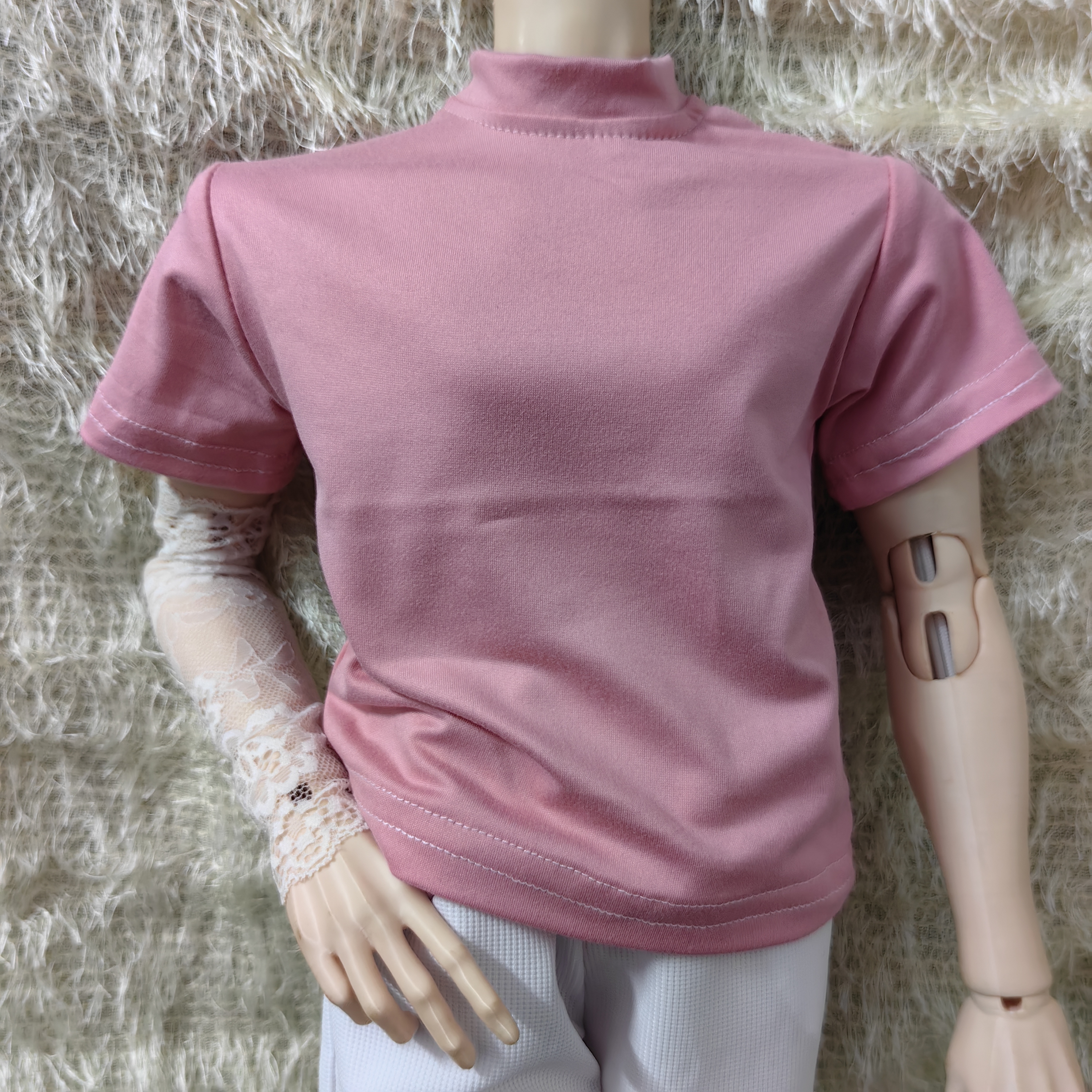 bjd75叔id75uf75叔76叔77叔娃衣宽松T恤短袖短裤休闲套装通用包邮