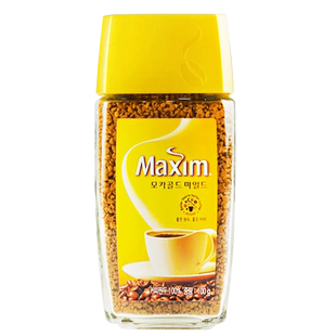 韩国MAXIM麦馨摩卡速溶咖啡粉 瓶装冻干颗粒无蔗糖冰美式黑咖啡苦