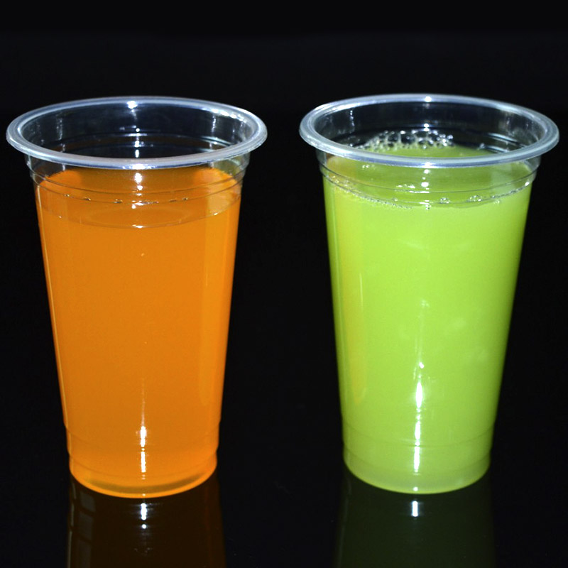 一次性塑料透明果汁加厚奶茶杯