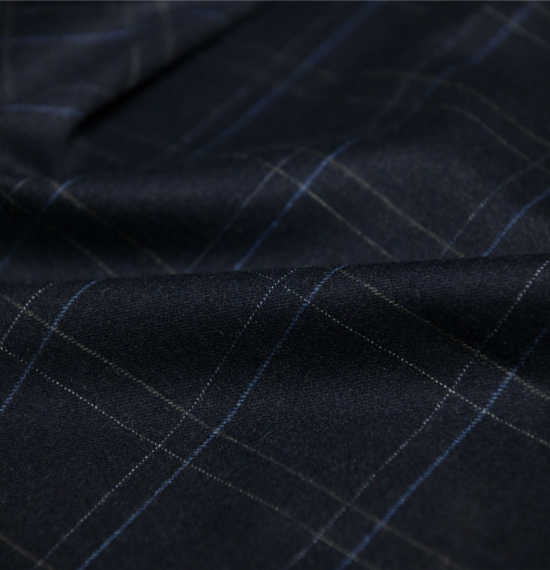 格纹国际 意大利进口秋冬磨绒斜纹哔叽羊毛50姆100羊毛150宽