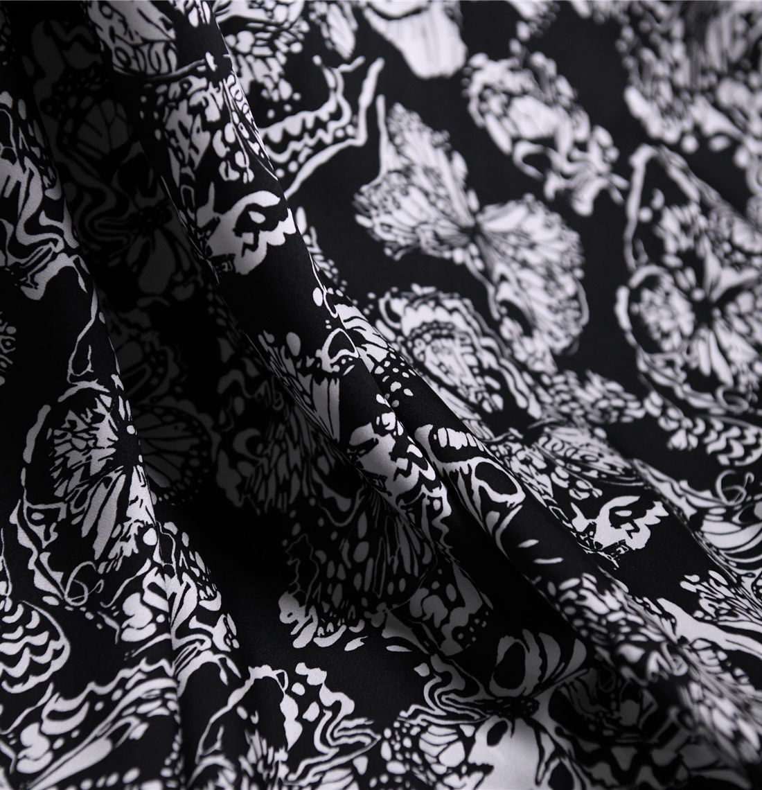 曼妙飞行 大牌订单丝滑糯垂真丝弹力双乔缎19.5姆95丝5氨纶140宽