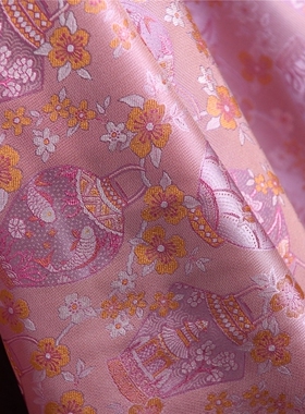 永不破碎青花瓷瓶多宝阁非遗迹真丝异色萝26姆100丝135宽 设计师