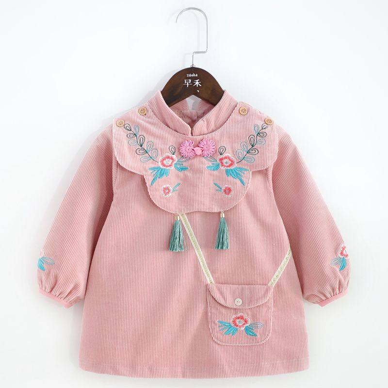 宝宝罩衣秋冬灯芯绒过年装花开富贵女童韩版反穿衣中国风婴儿围兜,童装/婴儿装/亲子装,反穿衣/罩衣,淘宝优惠券,粉丝福利购,淘宝优惠卷