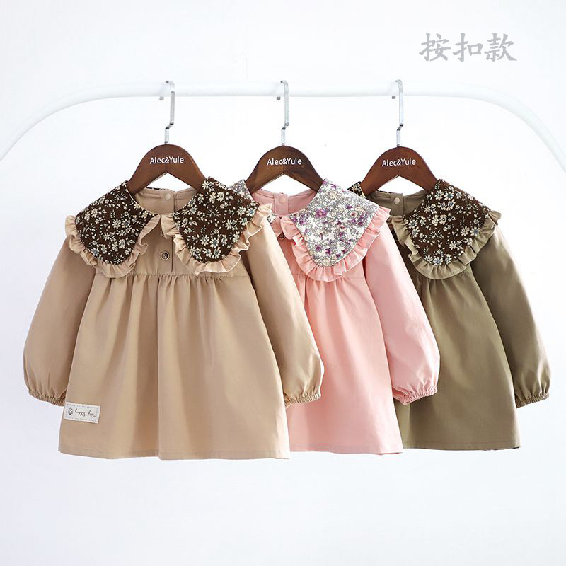 宝宝罩衣儿童女童韩版碎花森系秋冬薄款洋气防脏外套婴儿吃饭护衣,童装/婴儿装/亲子装,反穿衣/罩衣,淘宝优惠券,粉丝福利购,淘宝优惠卷