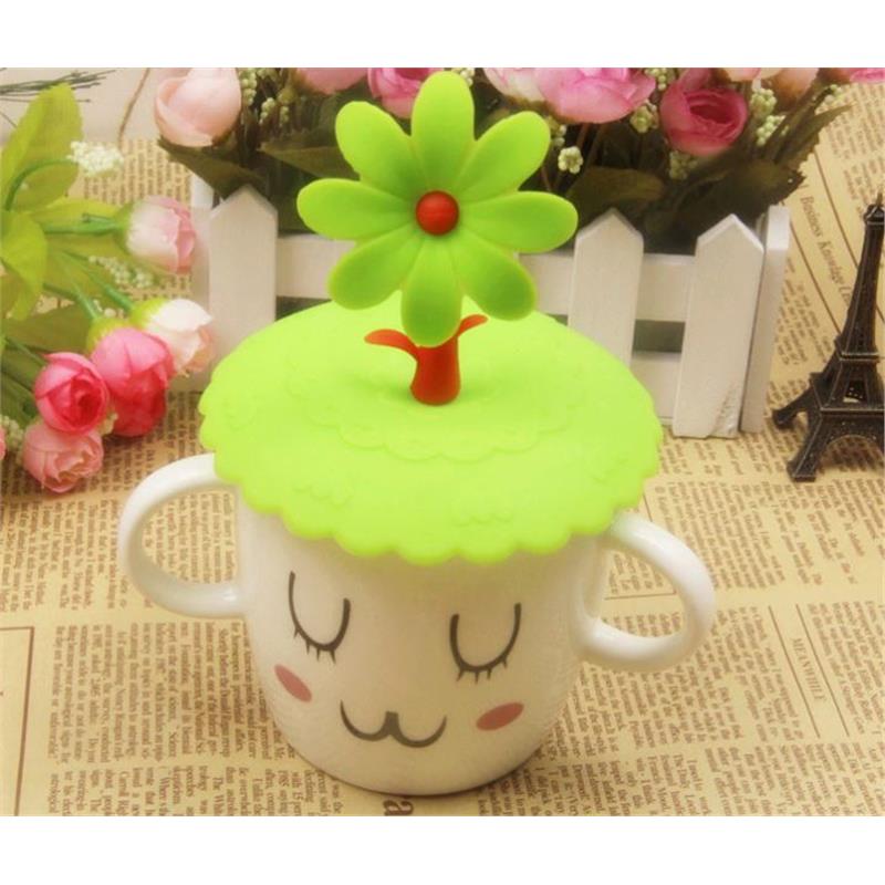 multifunction 1 pcs cute flower cartoon leakproof silicone c