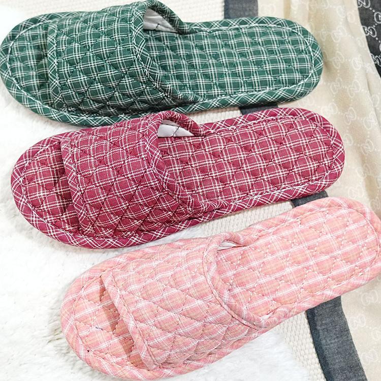 居家室内地板布底拖鞋静音无声