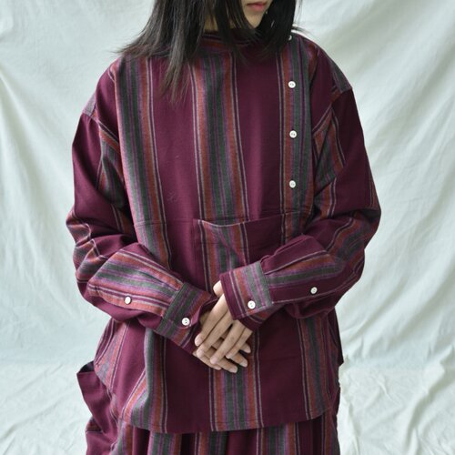 【现货】丹麦Baserange Snell Shirt 有机棉 Flannel 衬衫 上衣