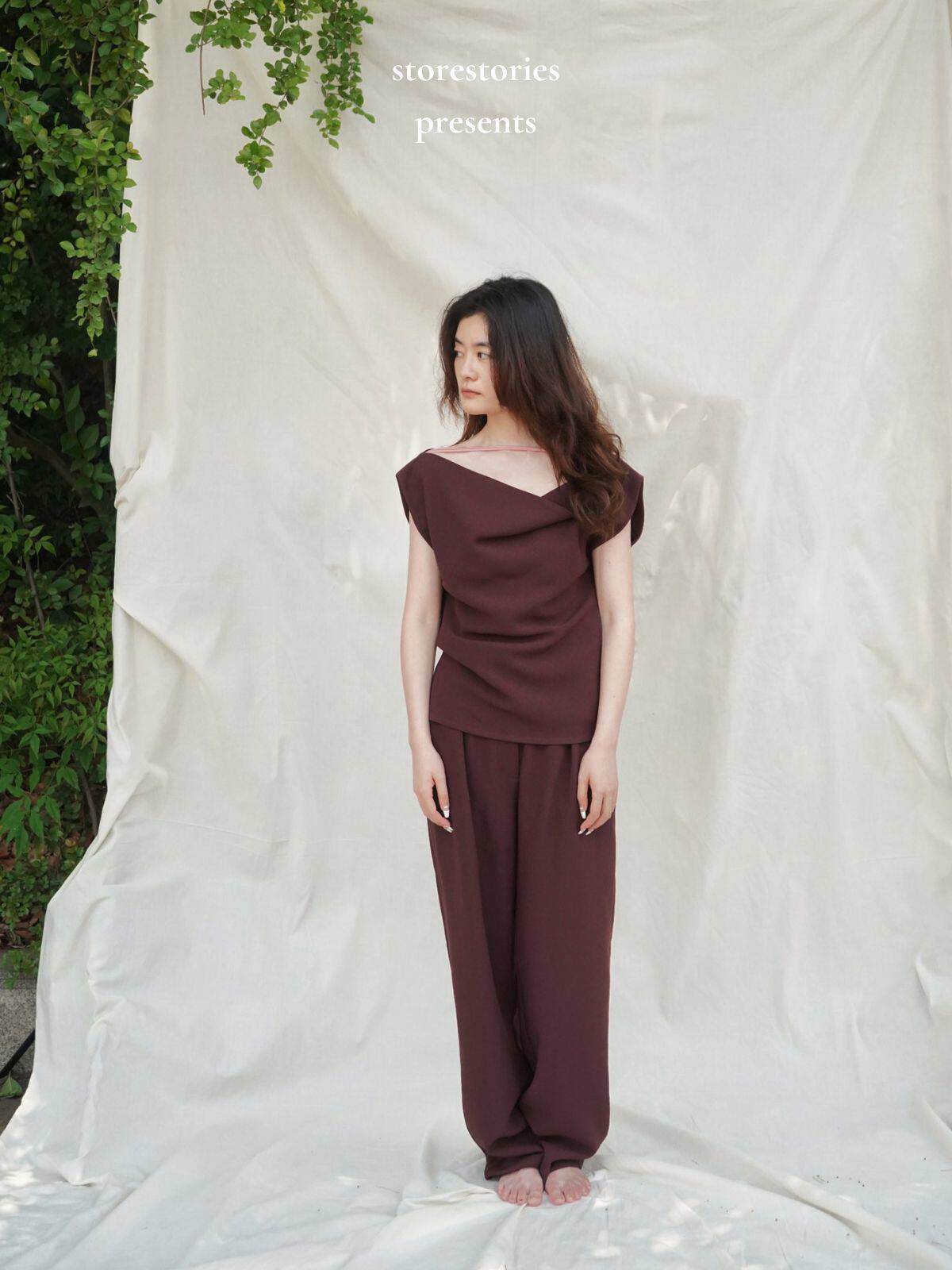 宽松西装裤女Trousers直筒