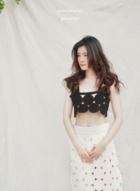 【特享6折】秘鲁Mozh Mozh Circle Black 吊带 黑色上衣无袖 女士