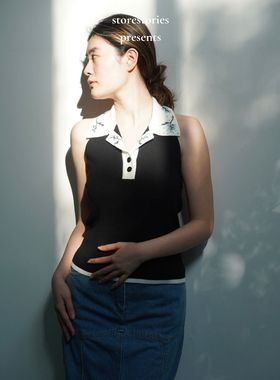 【特享6折】西伯利亚 Naya Rea Lidia Polo Black 棉针织衫上衣女