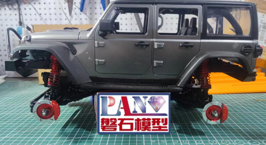 莽牛模型MN128牧马人改装刹车卡钳装饰件