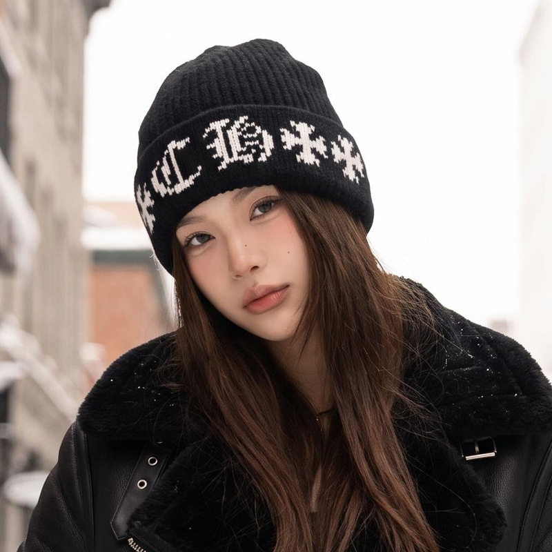 艾凝雪冬季无檐秋冬款帽子帽子
