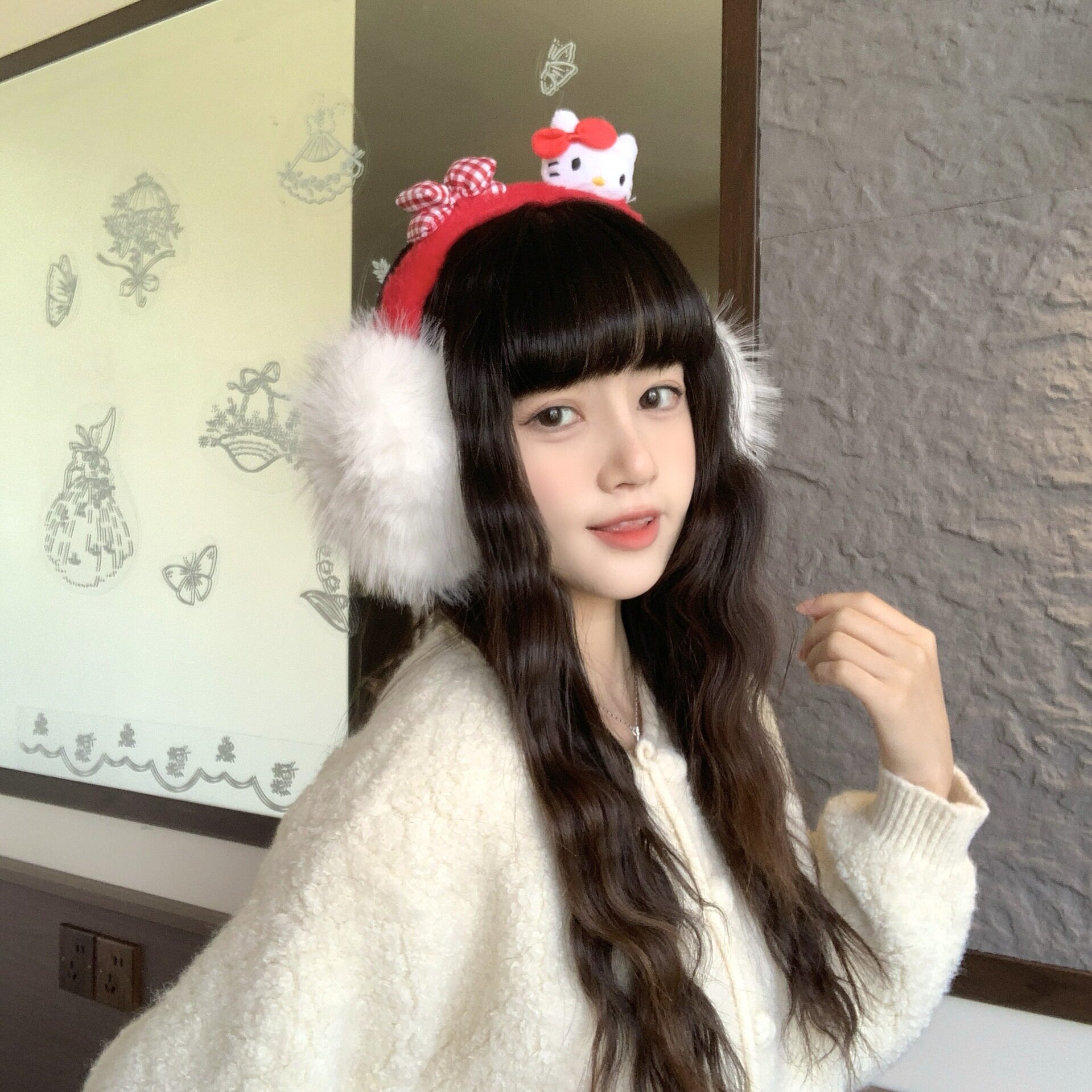 无可爱HelloKitty耳罩冬季耳套