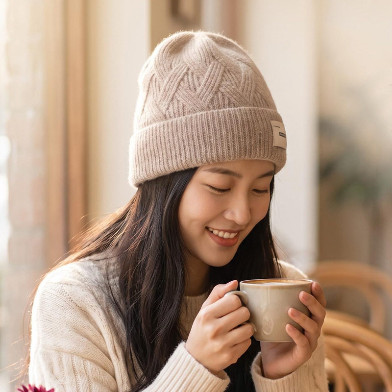 艾凝雪冬季秋季无檐帽子