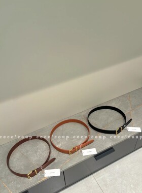 强烈推荐！时髦GIRL~02/06 新品 26ss 真皮复古百搭腰带 皮带女士