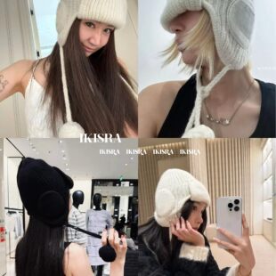 特价 MiMi 秋冬25b护耳织护滑雪帽雷锋冷帽 清仓