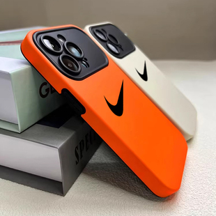 潮牌11nike苹果17ProMax手机壳16pro网红新款17高级感12情侣13适用14Plus防摔Xs/XR男女iphone15promax保护套