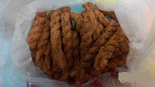 国内代购北京美食京天红炸糕店 麻花1斤 当天现做顺丰发全国