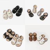 魔术贴童公主鞋 沙滩 夏季 透气软底童鞋 全店清仓 小女孩儿童凉鞋