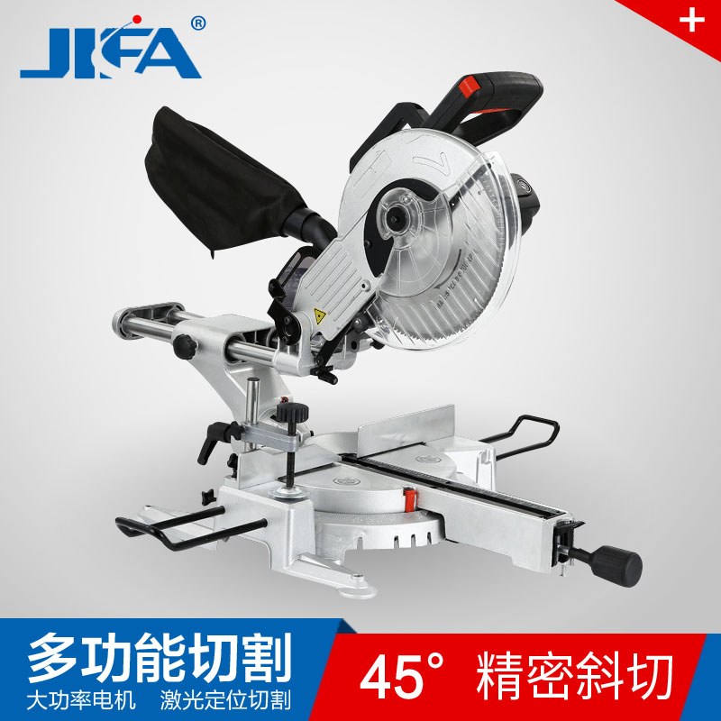 冀发锯铝机10寸12寸铝合金木材斜切割机多功能45度角高精度切铝机