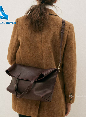 美国Madewell The Foldover Transport Tote折叠托特包斜挎包女包