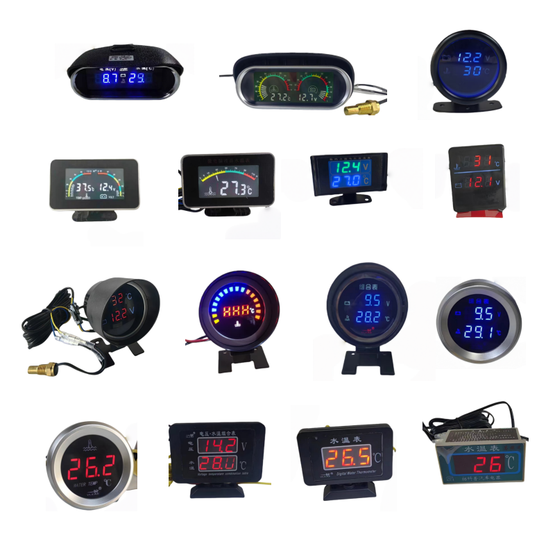 汽车水温表改装高精度12v24v通用