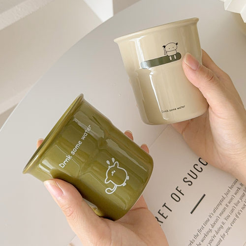 复古随手咖啡杯马克杯