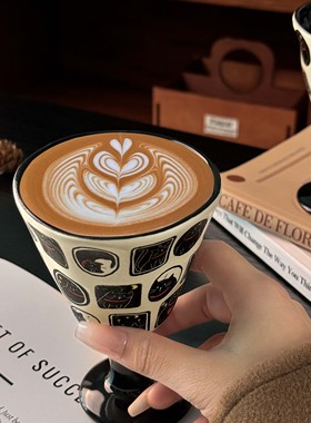 可爱陶瓷马克杯大容量水杯女生高颜值生日礼物早餐牛奶杯